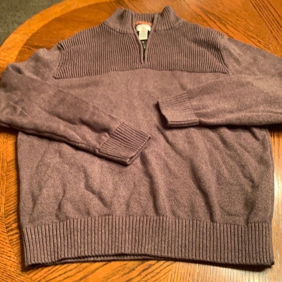 Dockers 1/4 Zipper Pullover Sweater L - Picture 1 of 5